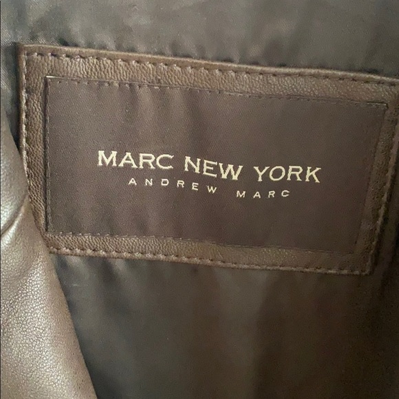 Marc New York Andrew Marc Leather Blazer - Picture 2 of 7